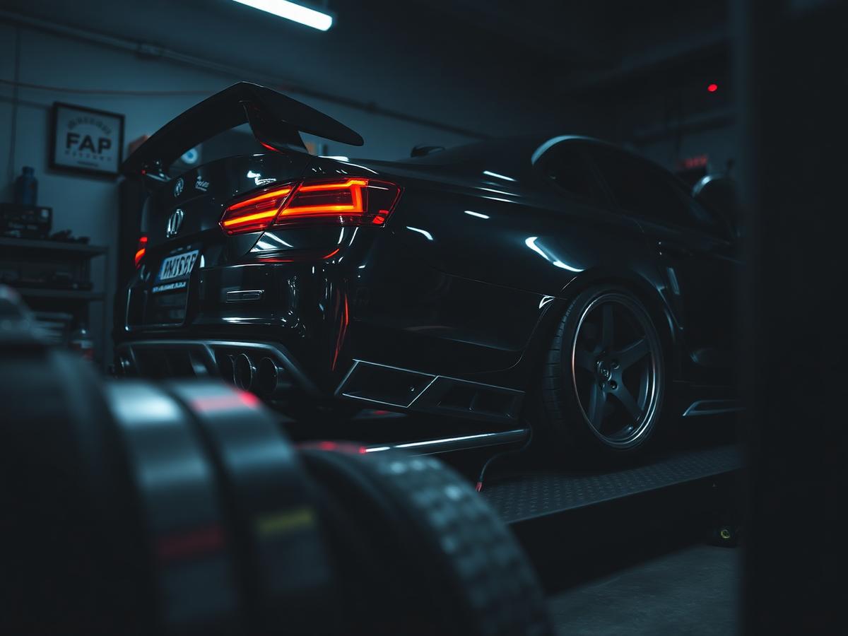 Performance-tuned sedan